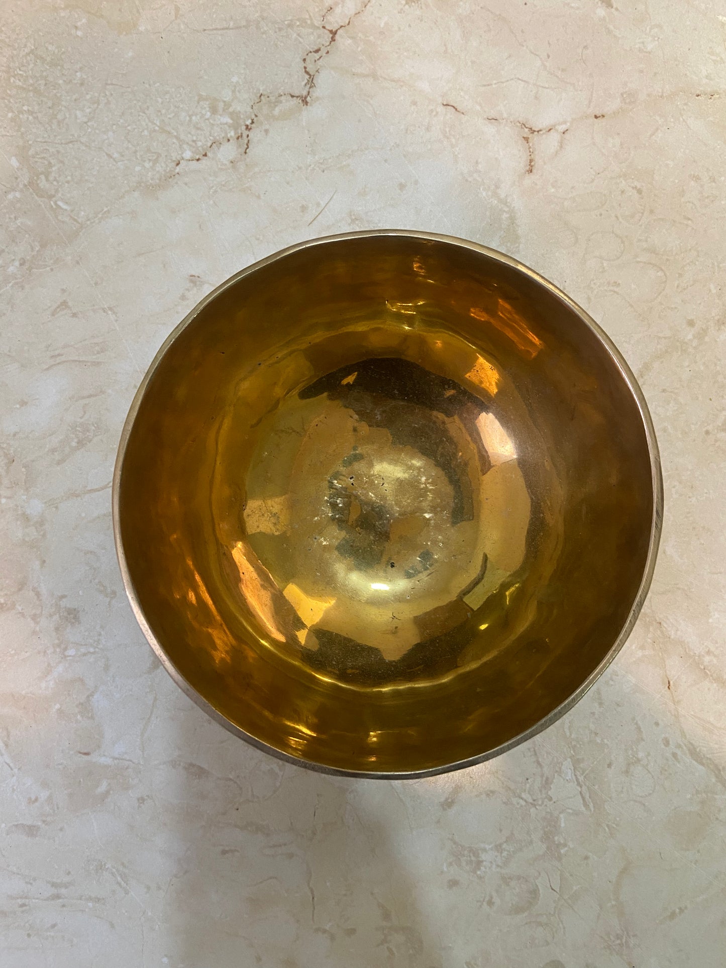 C Note Singing Bowl – 3rd Octave Golden Tibetan Sound Bowl for Healing & Meditation