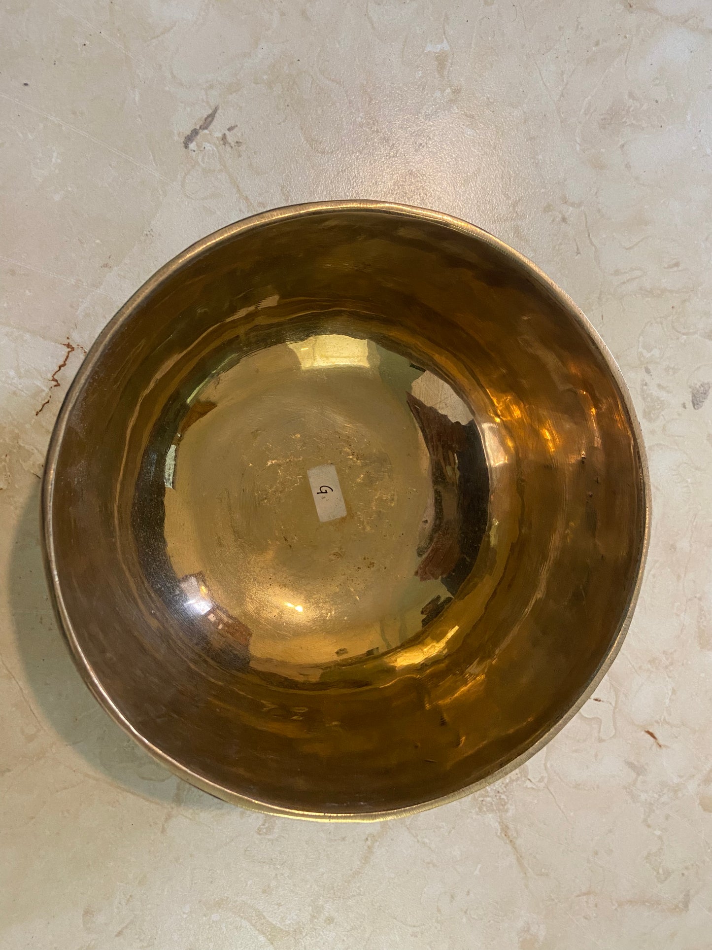 E Note Singing Bowl – Gray Crystal Sound Bowl for Solar Plexus Chakra, Confidence & Inner Strength