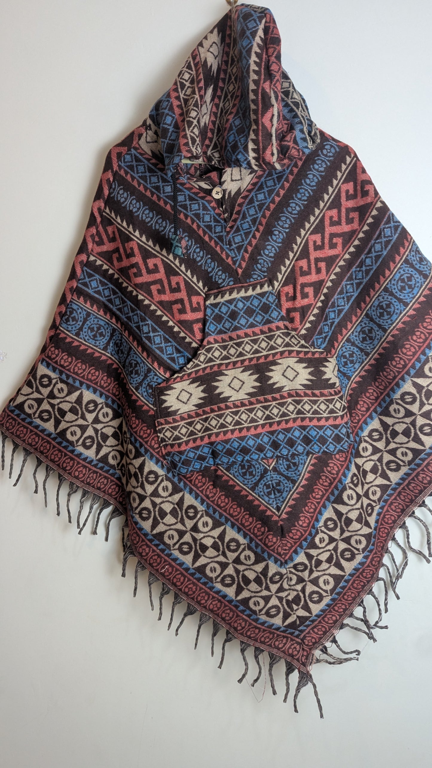 Sage Nomad Woven Gheri Joggers – Hand-Loomed Cotton with Tribal Accents