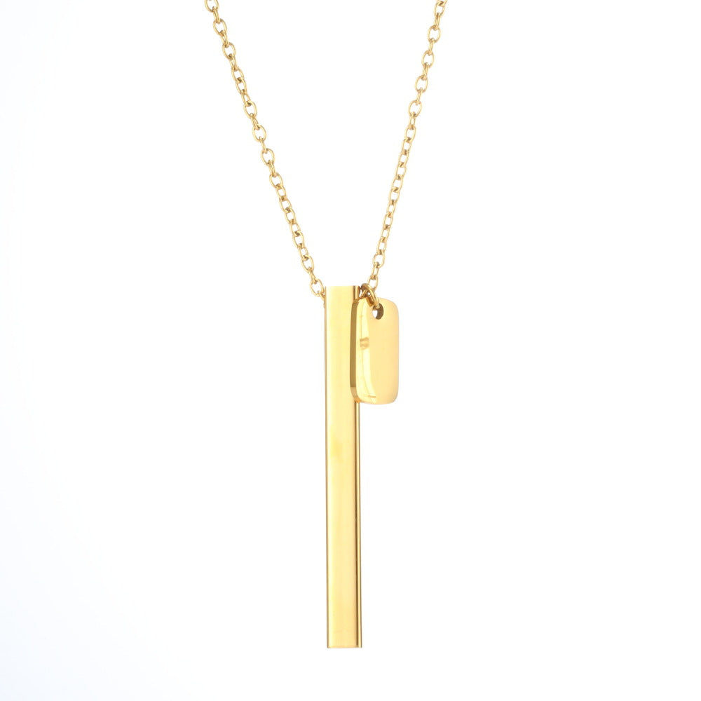 Square Tube Whistle Yoga Meditation Necklace