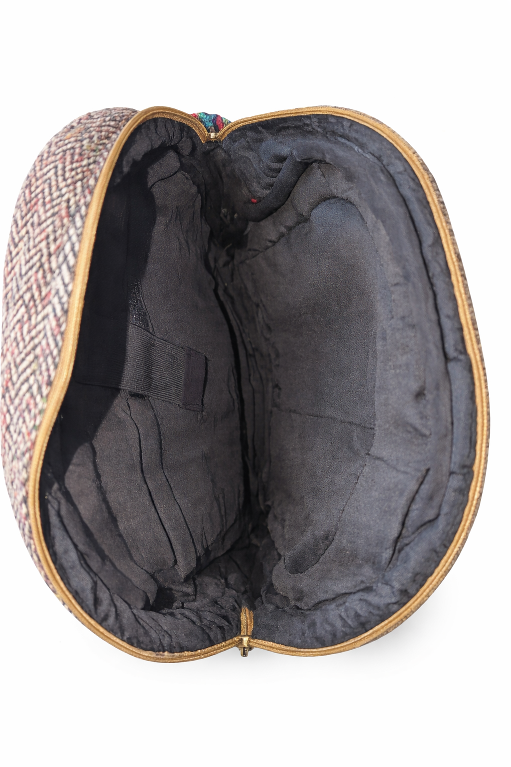 Artisanal "Om" Symbol Himalayan Hemp Backpack – Earthy Tones