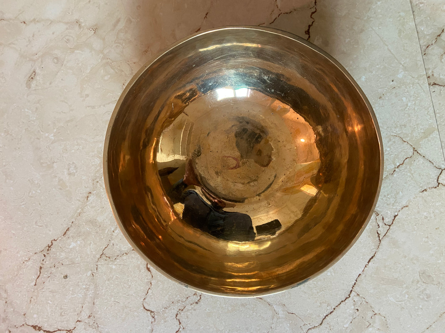 C Note Singing Bowl – 3rd Octave Golden Tibetan Sound Bowl for Healing & Meditation