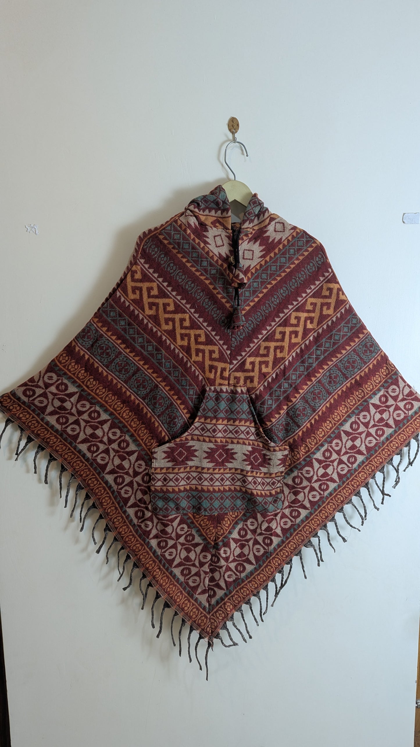 Sage Nomad Woven Gheri Joggers – Hand-Loomed Cotton with Tribal Accents
