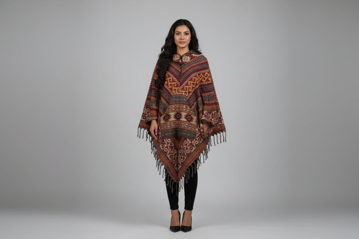 Sage Nomad Woven Gheri Joggers – Hand-Loomed Cotton with Tribal Accents