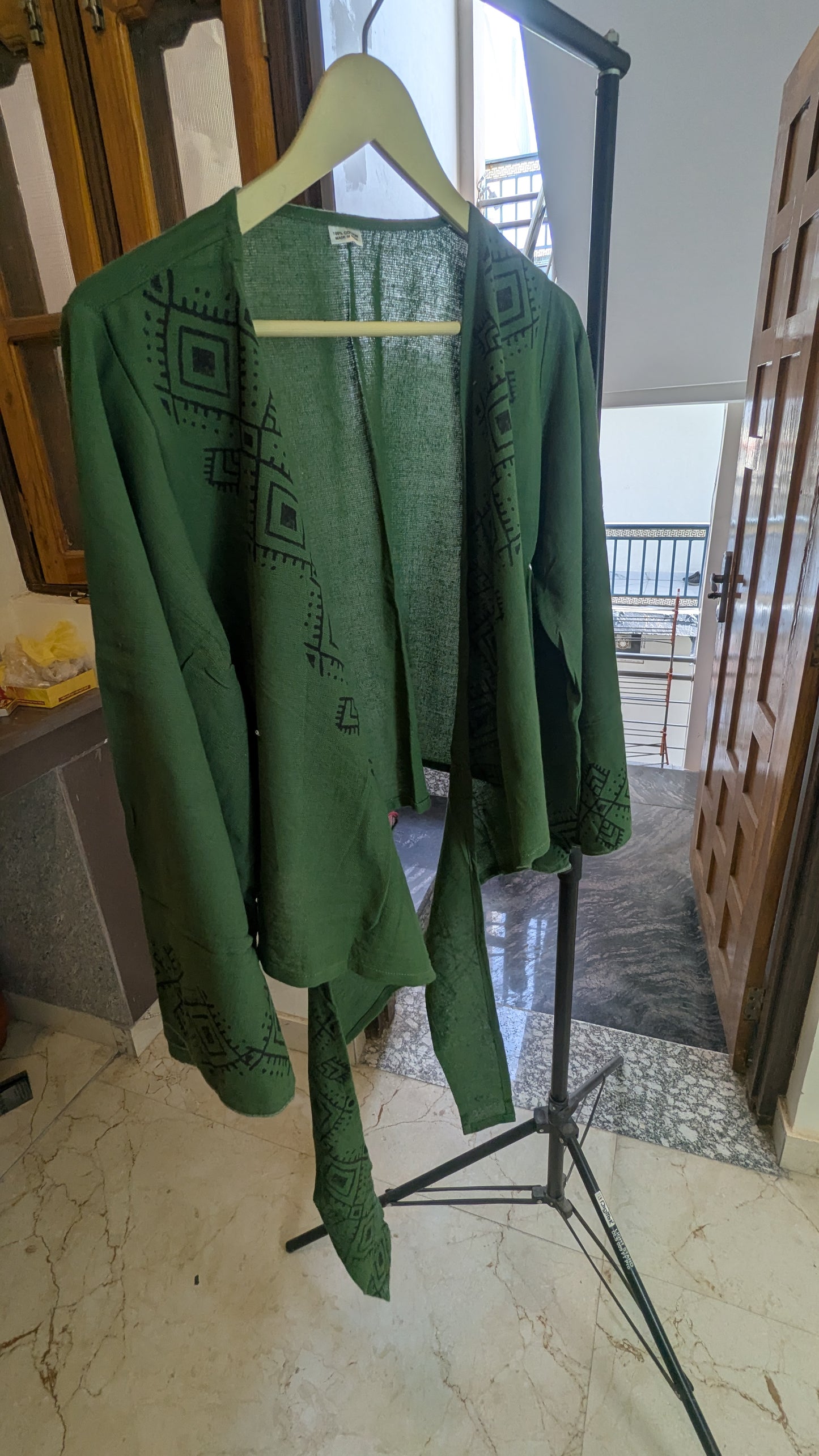 Tapasya Sage Wrap Co-ord Set